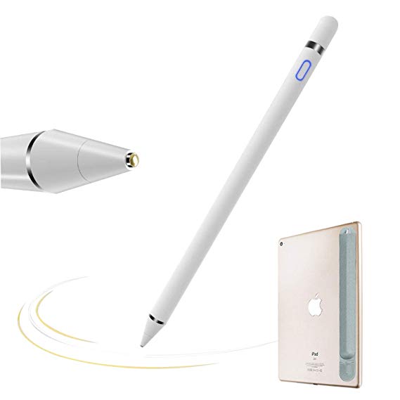 Stylus Pen,Aibay Stylus Pens for Touch Screen, 1.45mm Fine Point iPad Stylus,Precise Sensitive Smooth Capacitive Writing Drawing Stylus for iPad, White