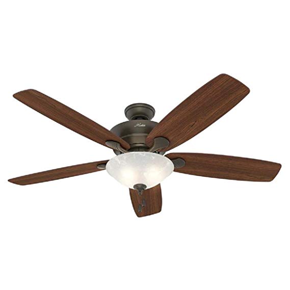 Hunter 60" Regalia New Bronze Ceiling Fan with Light