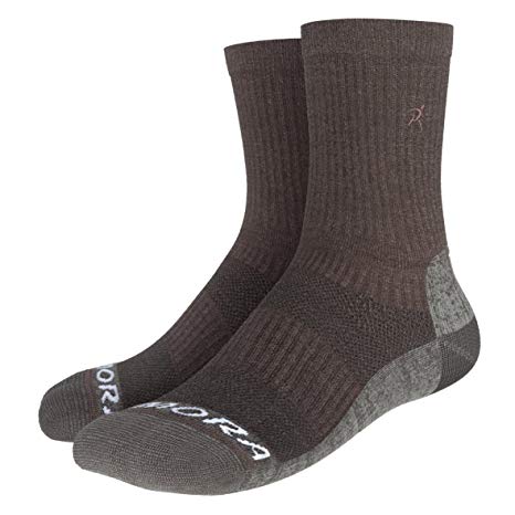 Rymora Merino Wool Walking Hiking Socks for Men & Women (Temperature Controlled Merino Wool for Optimal Thermal Performance, Seamless Toe Construction)