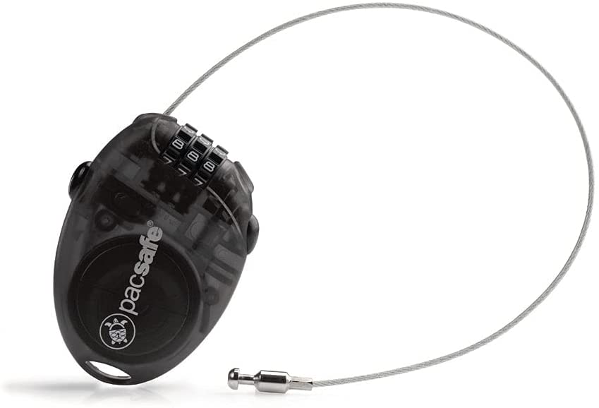 Pacsafe Unisex Retractasafe 100 Retractable Cable Lock