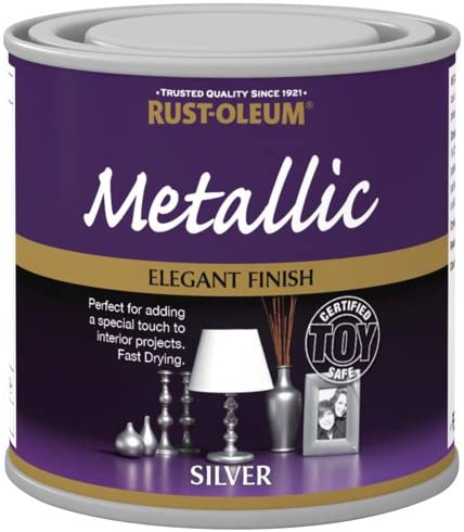 Rust-Oleum RO0050014F1 250ml Metallic Toy-Safe Paint - Silver