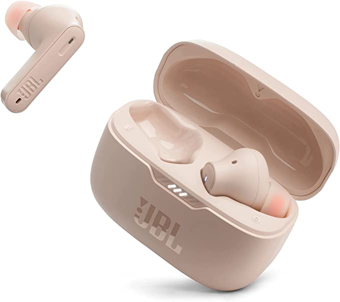 JBL Tune 230NC TWS In-Ear Headphones - True Wireless Bluetooth headphones in charging case with Active Noise Cancelling and up to 40 hours battery life, in sand