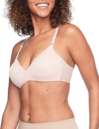 Warner's Women's No Side Effects Underarm-Smoothing Comfort Wireless Lightly Lined T-Shirt Bra 1056