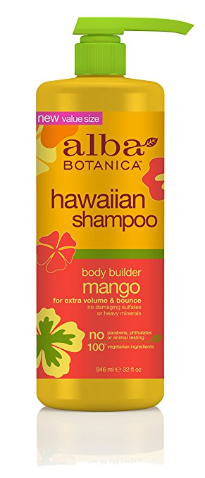 Alba Botanica Hawaiian Shampoo, Mango, 32 Ounce