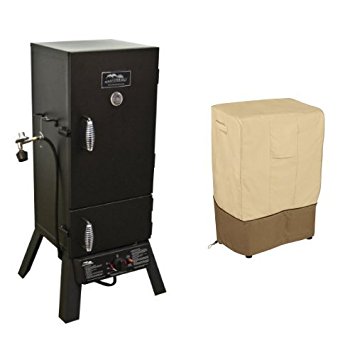 Masterbuilt 20051311 GS30D 2-Door Propane Smoker with Classic Accessories Cover