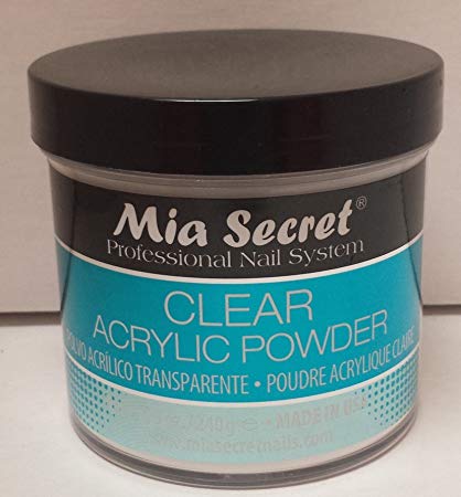 Mia Secret Clear Acrylic Powder 8oz
