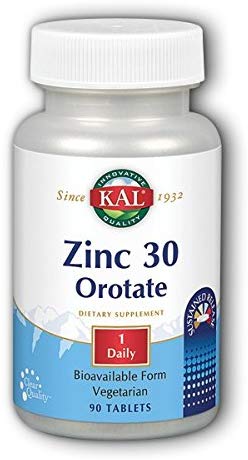 Zinc Orotate Sustained Release 30 mg Kal 90 Tabs