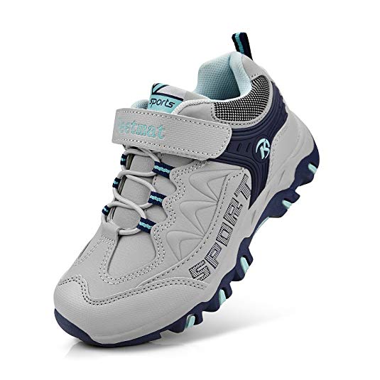 Feetmat Running Shoes for Kids Waterproof Outdoor Hiking Athletic Sneakers