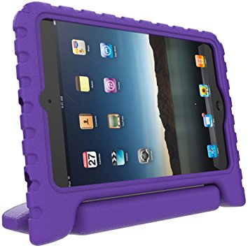 iPad 2 Kids Case: Stalion Safe Shockproof Protection for Apple iPad 2nd 3rd & 4th Gen (Purple Grape) Ultra Lightweight   Comfort Grip Carrying Handle   Folding Stand