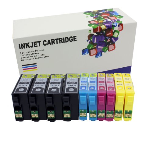 Hi ink Compatible Ink Cartridge Replacement For Epson T127 Extra High Yield 10 Pack