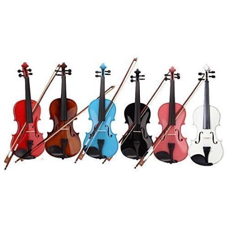 4/4 Full Size Acoustic Violin (Violin   Case   Bow   Rosin) - Random Color