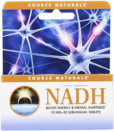 Source Naturals NADH for Energy & Mental Alertness 10mg 30 Lozenges