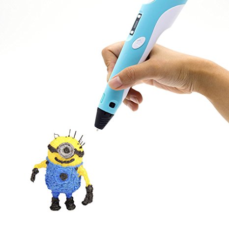 OSIR 3D Printer Pen the Best Blue Printing Tool for Doodling Art and Crafts Making for Kids with 3 Different Color 10 Grams 1.75mm ABS Filament
