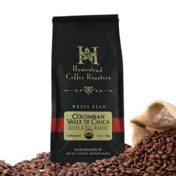 Colombian Coffee Whole Bean, Organic Coffee Best for French Press, Espresso and K-Cup Refills - Fresh Roasted Coffee