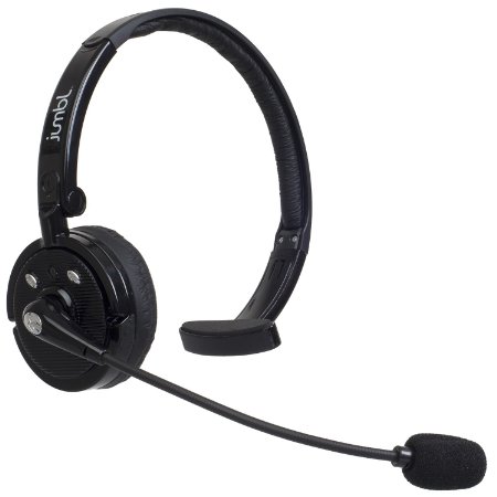 Jumbl BH21 Over the Head Bluetooth Wireless Headset for Cell Phones 4x Noise Cancelling