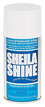 Sheila Shine Stainless Steel Cleaner and Polish, 10 Ounce Aerosol (1EA)