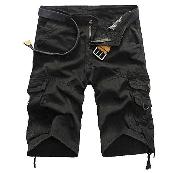 Spmor Men's Cargo Shorts Cotton Wear Lightweight Short