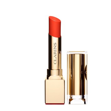 Clarins Rouge Eclat Lipstick Satin Finish, Age-Defying Lipstick?? The first anti-aging lipstick from Clarins, Paris! color: 09 juicy clementine, size: 3 g,