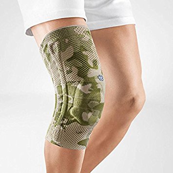 Bauerfeind GenuTrain Knee Support - breathable knit compression knee brace to relieve pain and swelling from arthritis, ACL injury, Miniscus tear, machine washable knee sleeve (7, camouflage)