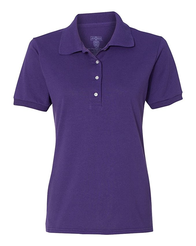 Jerzees Ladies' Jersey Polo with SpotShield