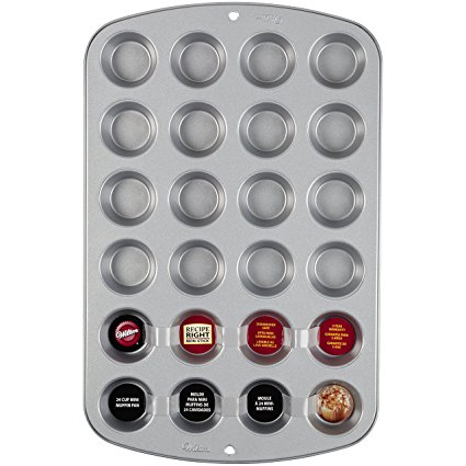 Mini Muffin Tin, Recipe Right, Non-Stick, 24 hole