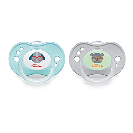 NUK First Essentials by Pacifiers, 6-18 Months, 2 Pack