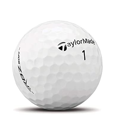 TaylorMade 2019 RBZ Soft Rubber Golf Balls - White (Pack of 12 Balls)