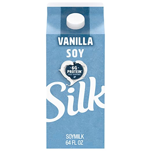 Silk Soy Milk, Vanilla, Half Gallon, 64 oz