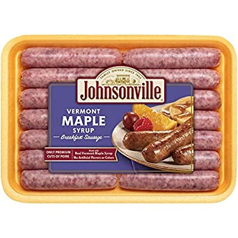 Johnsonville Vermont Maple Syrup Breakfast Sausage, 14 Count, 12 oz