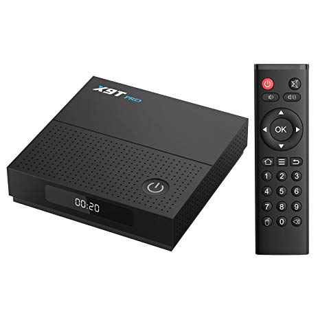 TICTID [3GB/32GB EMMC/Android 7.1] X9T Pro Android 7.1 4K TV Box Amlogic Octa core A53 Processor Dual Band WIFI 10M/100M/1000M Ethernet Bluetooth 4.1 Smart TV Box