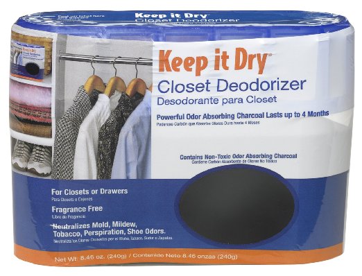 Willert AirBoss Keep It Dry Activated Charcoal Closet Deodorizer - 846 oz