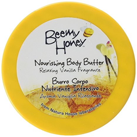 BeeMy Honey Nourishing Body Butter, Relaxing Vanilla Fragrance, 6.76 Ounce