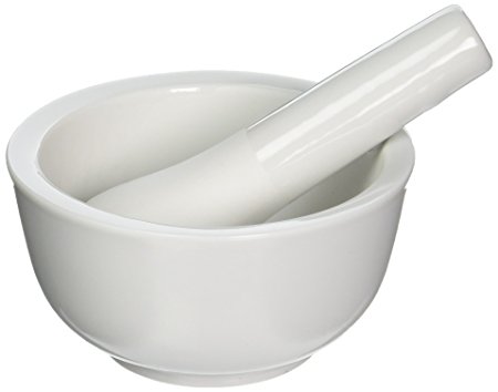 Fox Run 6242 Mortar and Pestle, Porcelain, 3.5-Inch