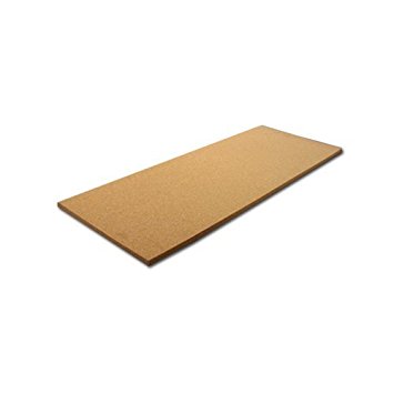 Cork Sheet: 12" Wide X 36" Long X 1" Thick, Single Sheet