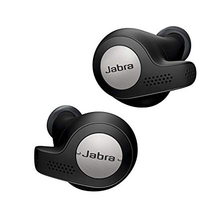 Jabra Elite Active 65t Alexa Enabled True Wireless Sports Earbuds with Charging Case – Titanium Black (Certified Refurbished)