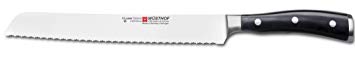 WUSTHOF Classic Ikon Bread Knife with Double Edge 23 cm Black