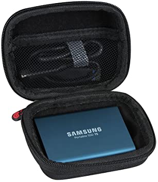 Samsung 外付けSSD T5 250G 500G 1TB 2TBエクストリーム ポータブル専用保護旅行収納キャリングケース-Hermitshell