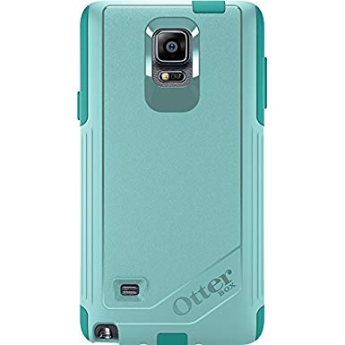 OtterBox Samsung Galaxy Note 4 Case Commuter Series - Retail Packaging - Aqua Sky (Aqua Blue/Light Teal)