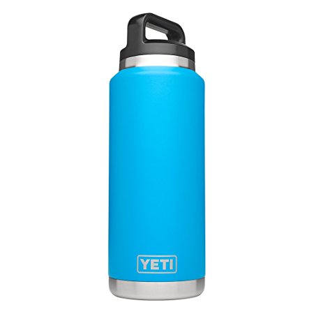 YETI Rambler 36oz Vacuum Insulated Stainless Steel Bottle with Cap, Tahoe Blue DuraCoat