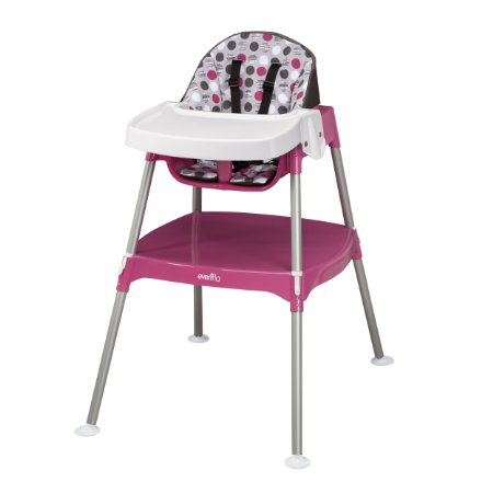 Evenflo Convertible High Chair, Dottie Rose