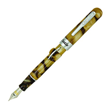 Conklin Mark Twain Crescent Filler Fountain Pen - Stub Nib, Peanut Butter (CK71770:CK71773)