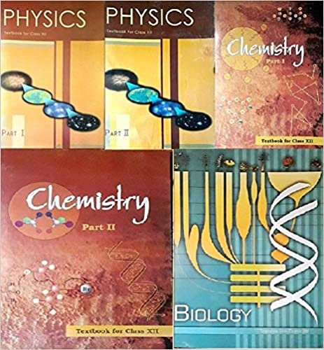 NCERT textbooks class 12th physics part 1&2 chemistry part 1&2 and biology combo 2019 edition (pack of 5 books)