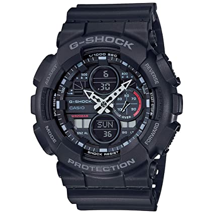 Casio Analog-Digital Black Dial Men's Watch-GA-140-1A1DR (G975)