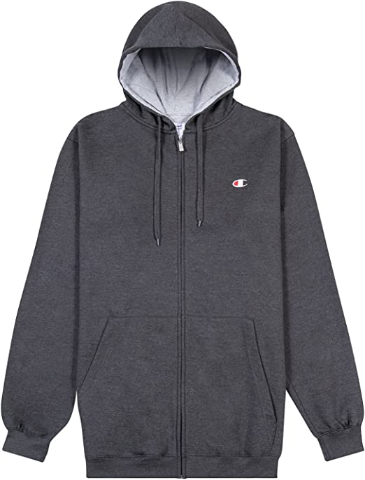 Champion Big and Tall Zip Hoodies for Men – Men’s Heavyweight Zip Hoodie Jacket