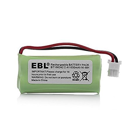 EBL 2.4V 600mAh Cordless Home Phone Battery Replacement Battery for T BT162342 BT162342 BT166342 BT-166342 BT266342 BT-266342