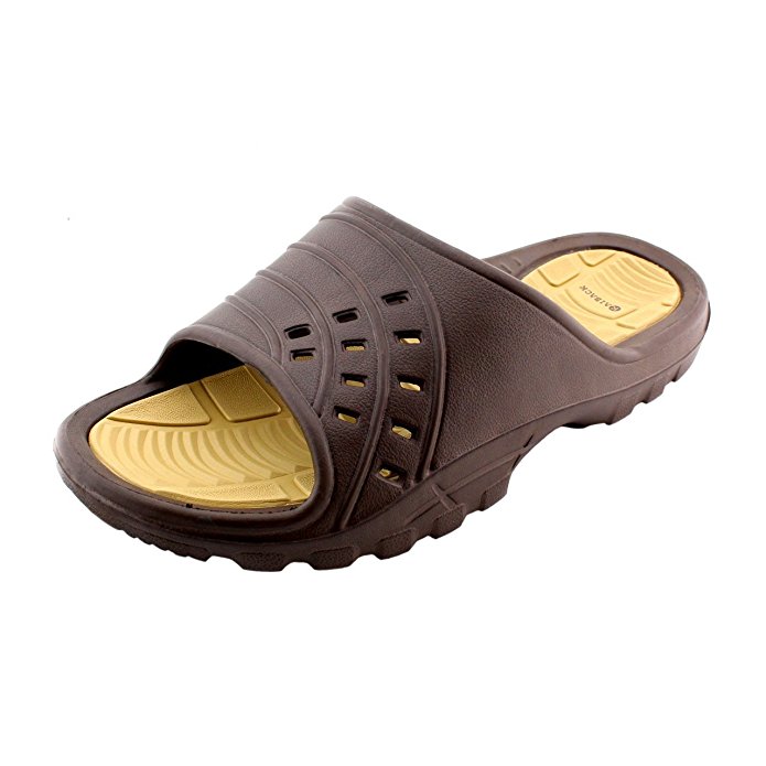 Kaiback Mens Simple Slide Shower Sandal