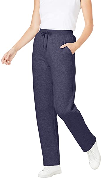 Woman Within Women's Plus Size Better Fleece Sweatpant Pants