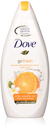 Dove Go Fresh Body Wash, Revitalize, Mandarin & Tiare Flower Scent, 16.9 Ounce /500 Ml (Pack of 3)