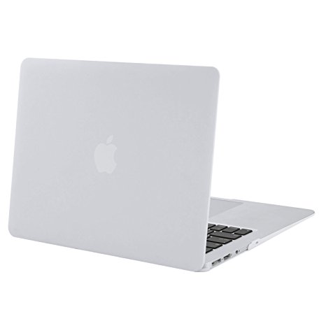 Mosiso Plastic Hard Case Cover for MacBook Air 11 Inch (Models: A1370 and A1465), White