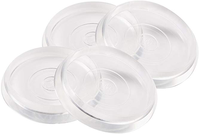 Waxman Consumer Group 4679395n 1-13/16" Clear Round Caster Cup 4 Count